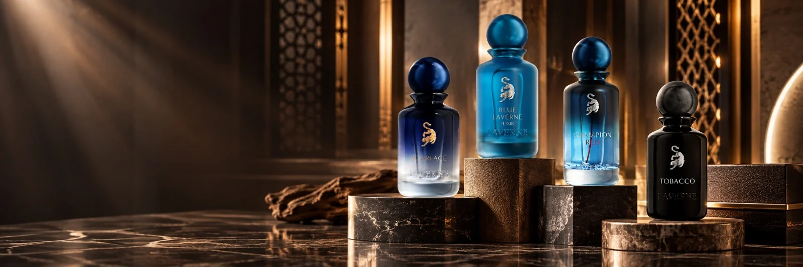 Scarface, Blue Laverne Elixir, Champion Red and Tobacco by Laverne